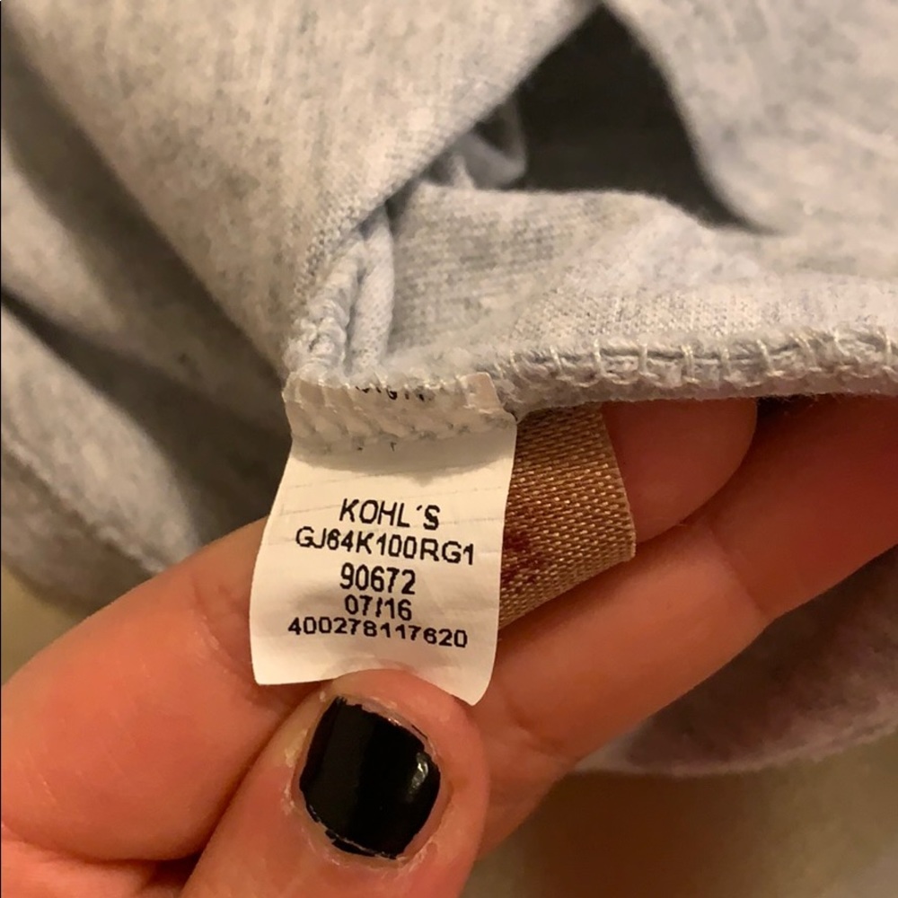 Grey blue and purple glittery comfy
frozen shirt - Picture 8 of 8